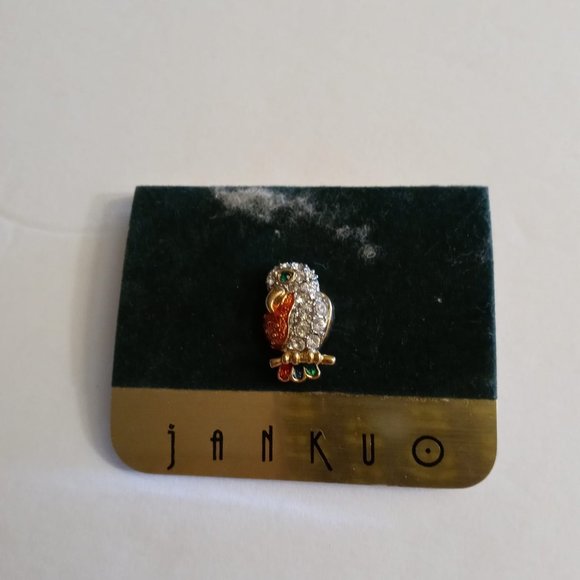 Janku Owl Pin New - Picture 1 of 2